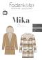 Preview: Papierschnittmuster Mantel Mika Damen - Fadenkaefer